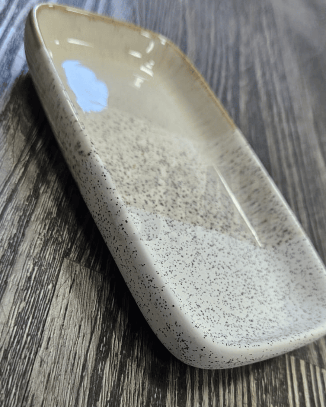 Set accesorios para baño cerámica beige - Imagen 2