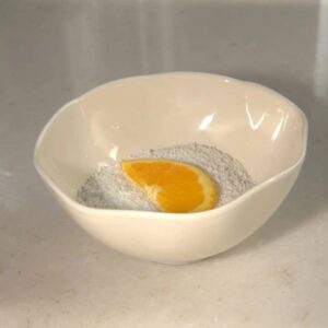 Bowl de cerámica beige