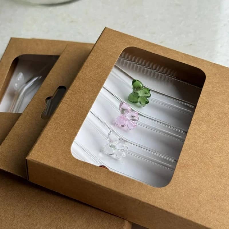 Set 4 pajitas sorbitos con diseños - Imagen 9