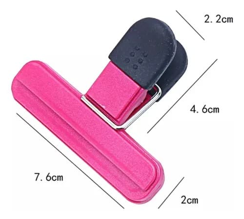 Set 3 clips pinzas para cerrar bolsas - Imagen 3