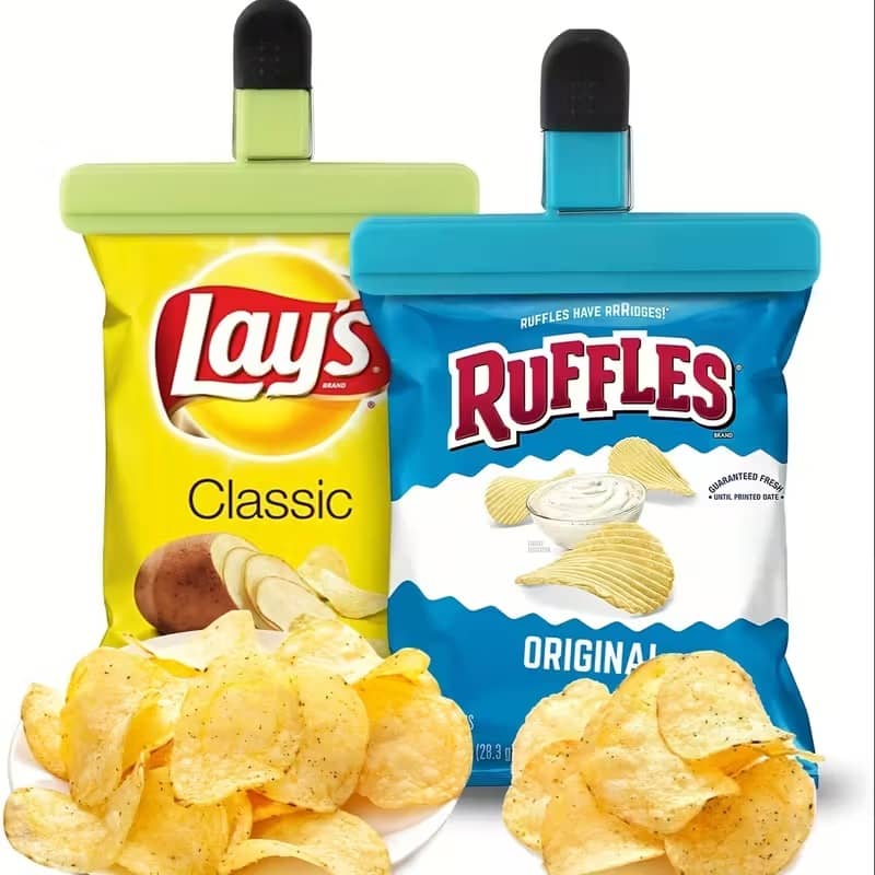 Set 3 clips pinzas para cerrar bolsas - Imagen 4