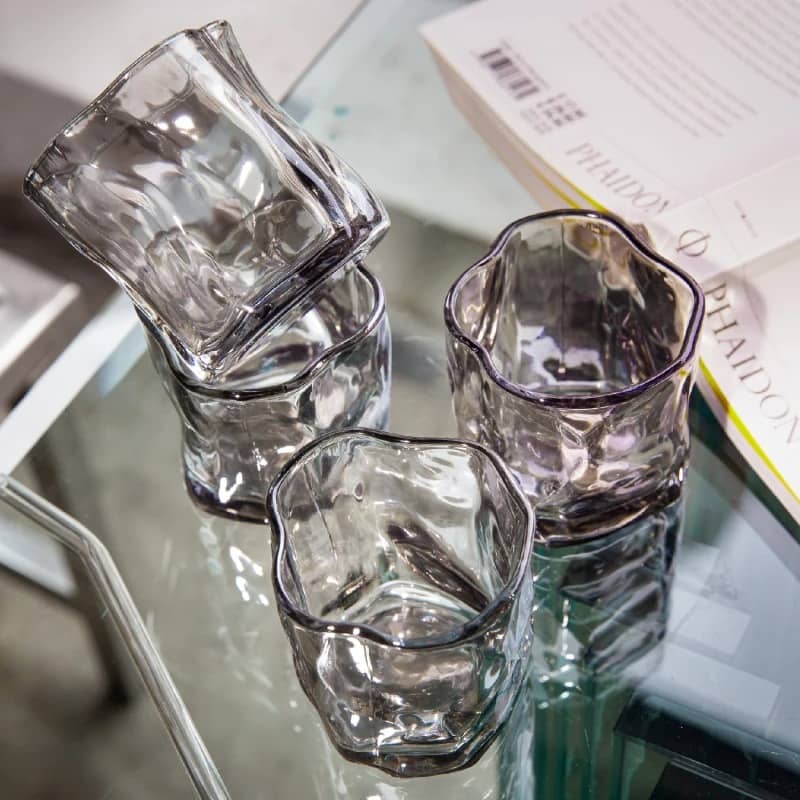 Vaso de vidrio irregular 180 ml - Imagen 8