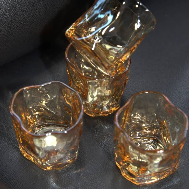 Vaso de vidrio irregular 180 ml - Imagen 7