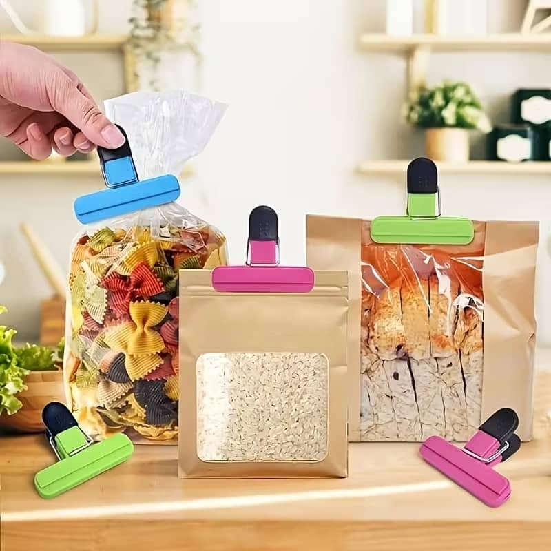 Set 3 clips pinzas para cerrar bolsas