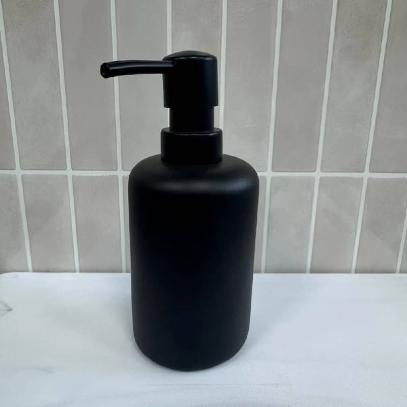 Dispensador accesorio para baño negro mate