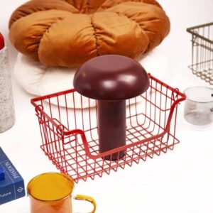 Lámpara de mesa hongo inalámbrica bordeaux