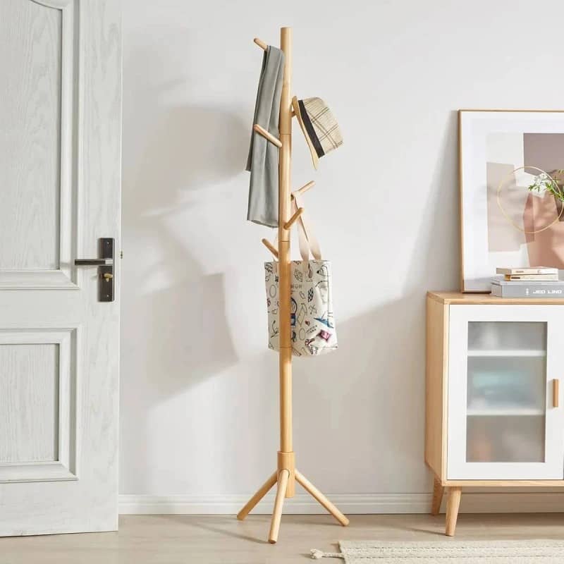 Perchero de pie madera bambú - Imagen 2