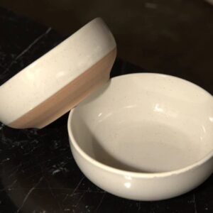 Plato bowl hondo pintitas cerámica