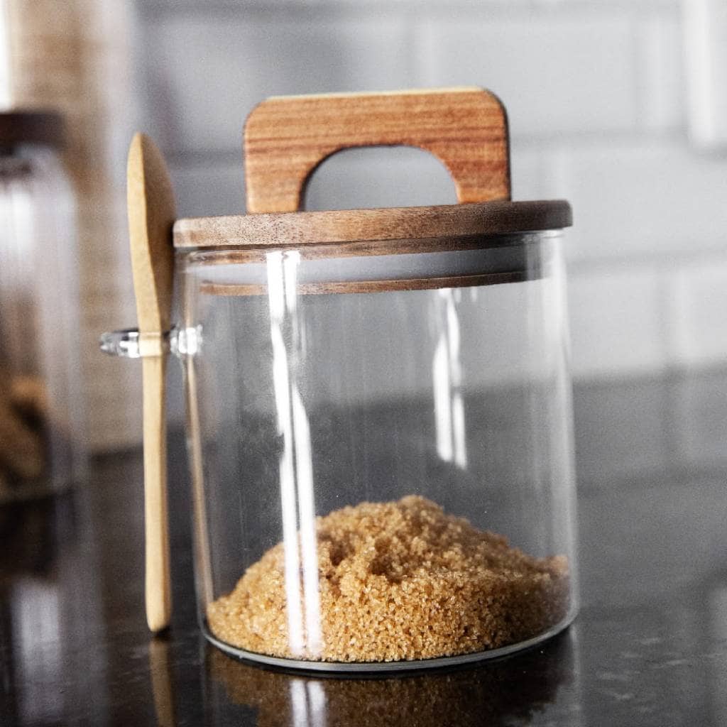 Contenedor de vidrio tapa y cuchara 700ml - Imagen 2