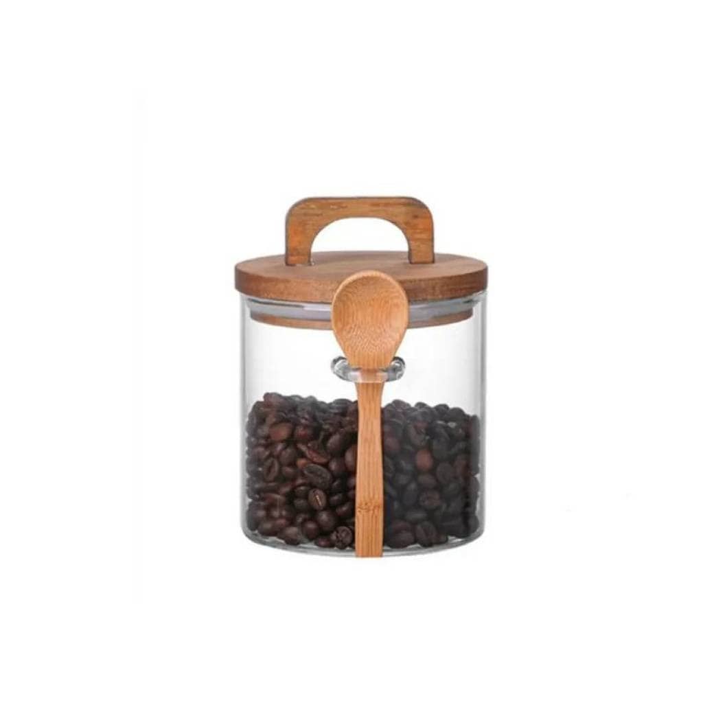 Contenedor de vidrio tapa y cuchara 700ml - Imagen 4