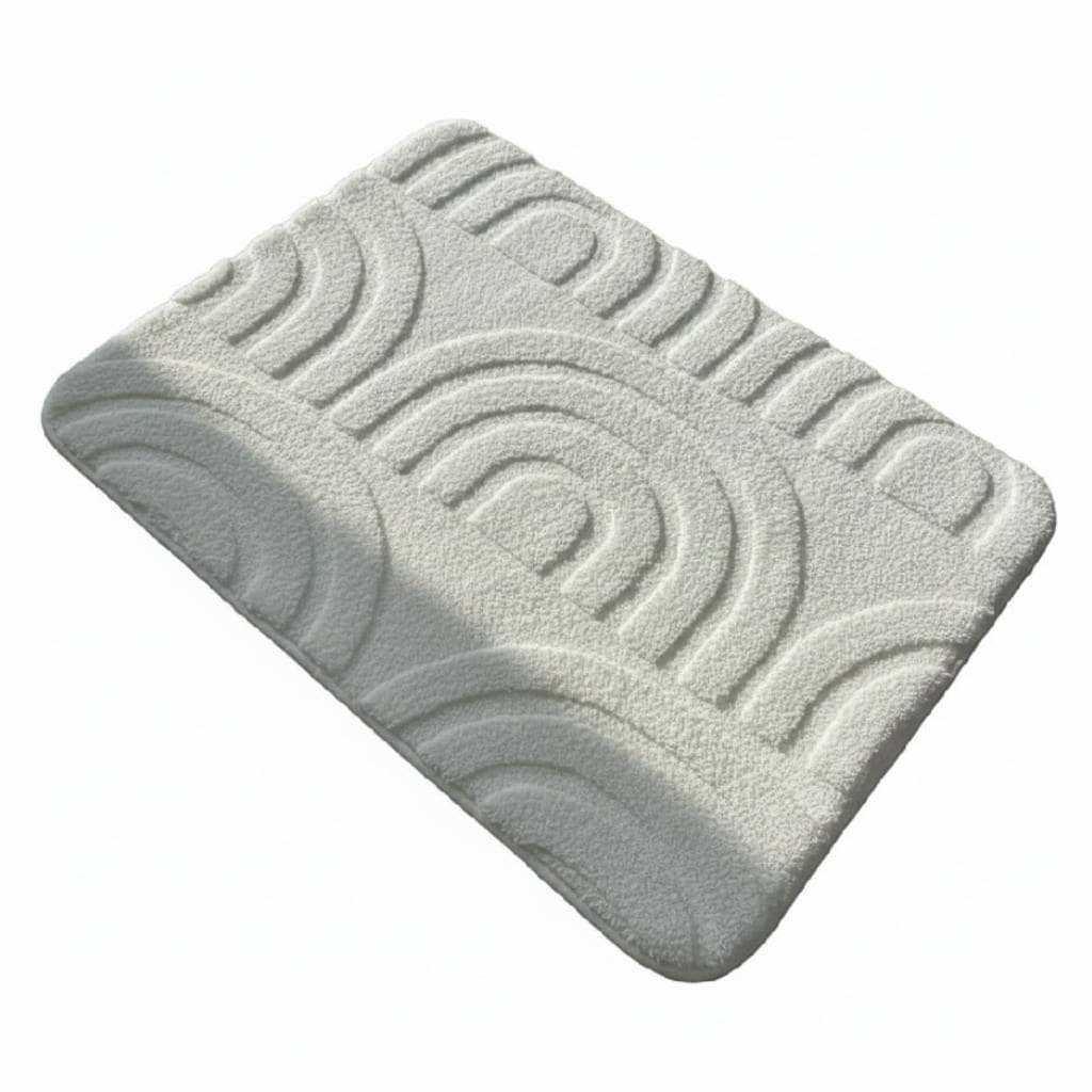 Alfombra de baño antideslizante semicirculos - Imagen 3