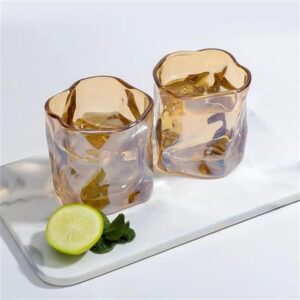 Vaso de vidrio irregular 180 ml