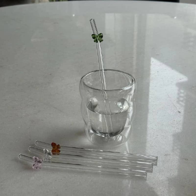 Set 4 pajitas sorbitos con diseños - Imagen 3