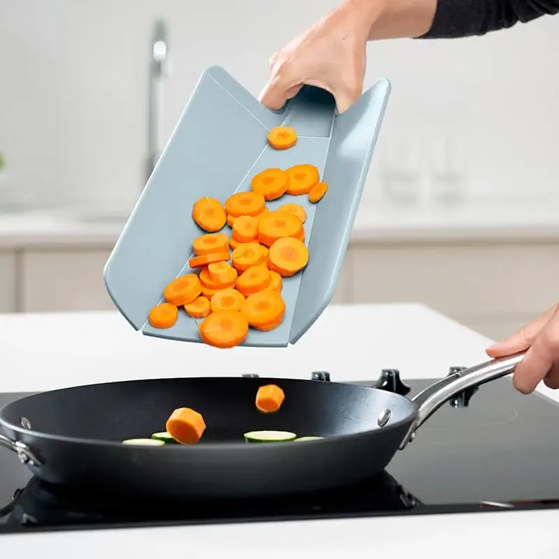 Tabla de cocina plegable doble y volcá
