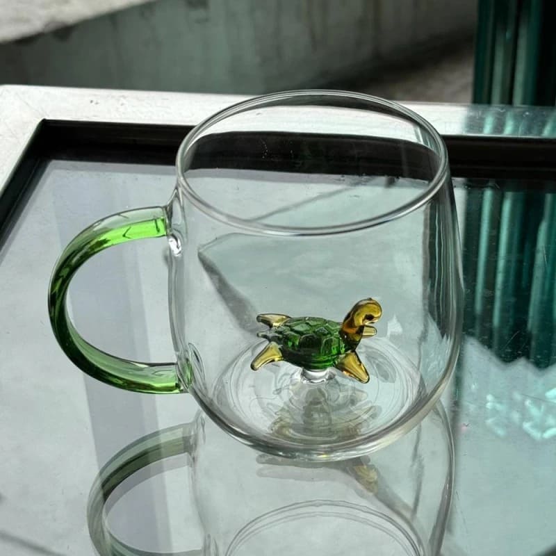 Taza de vidrio con diseño 3D 400ml - Imagen 3