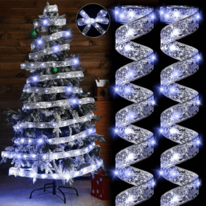 Luminaria Guirnalda Led De Árbol De Navidad Cinta Luz Cálida