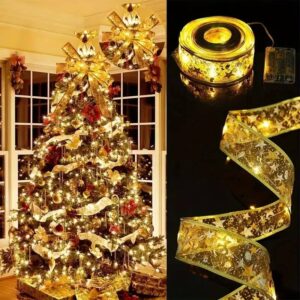 Luminaria Guirnalda Led De Árbol De Navidad Cinta Luz Cálida