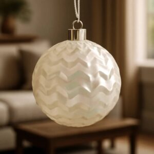 Bolas de navidad 6cm perladas x6 unidades