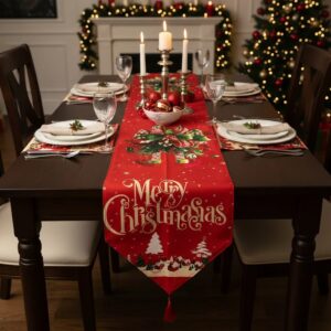 Mantel camino de mesa navidad 34x180cm x2