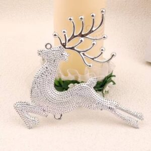 Adorno de Navidad colgante con brillos x 3