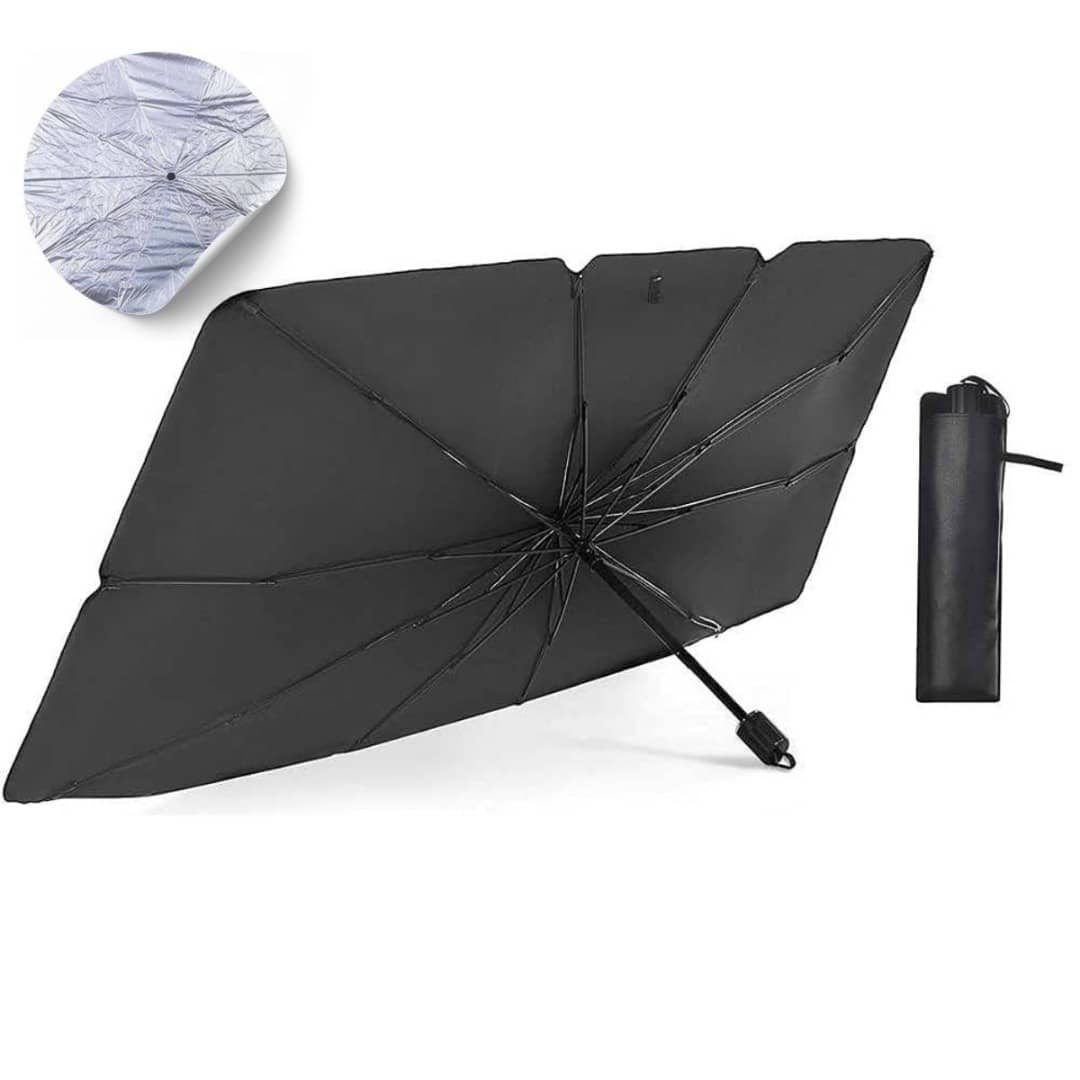 Parasol sombrilla para auto 135x75cm - Imagen 3