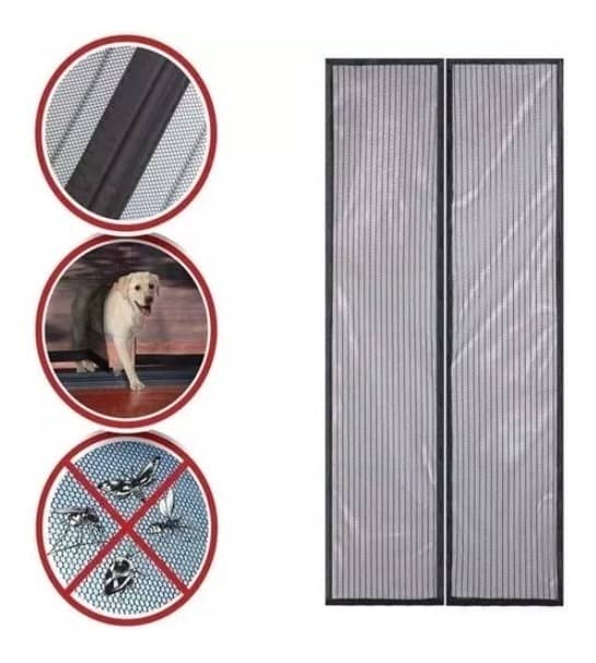 Cortina mosquitero con cierre 210x100cm - Imagen 2