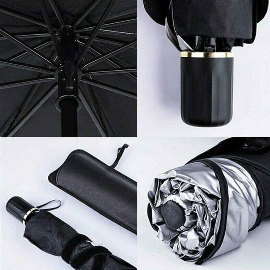 Parasol sombrilla para auto 135x75cm - Imagen 2