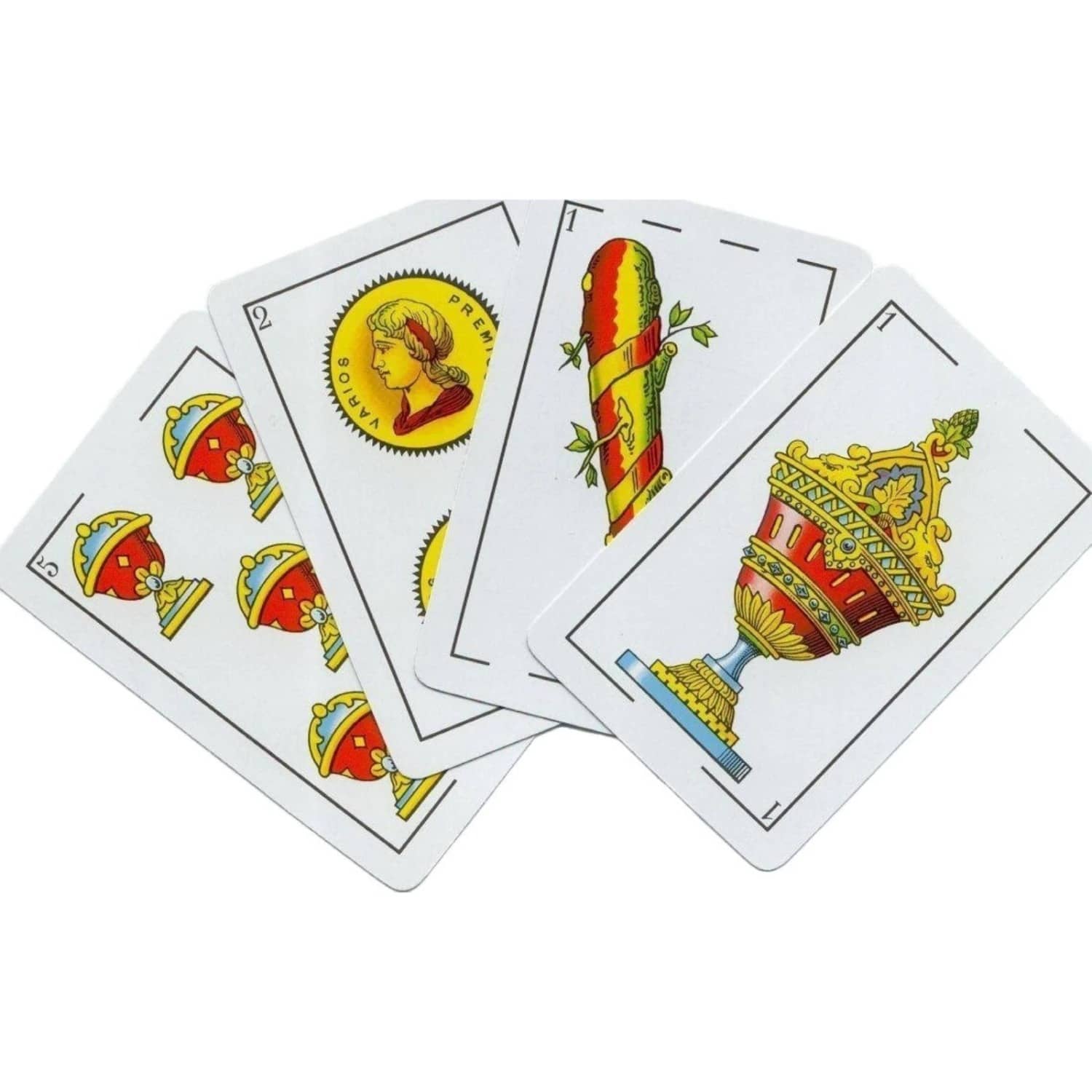 Mazo 50 Cartas Tipo Español Naipes Baraja Juego Mesa - Imagen 5