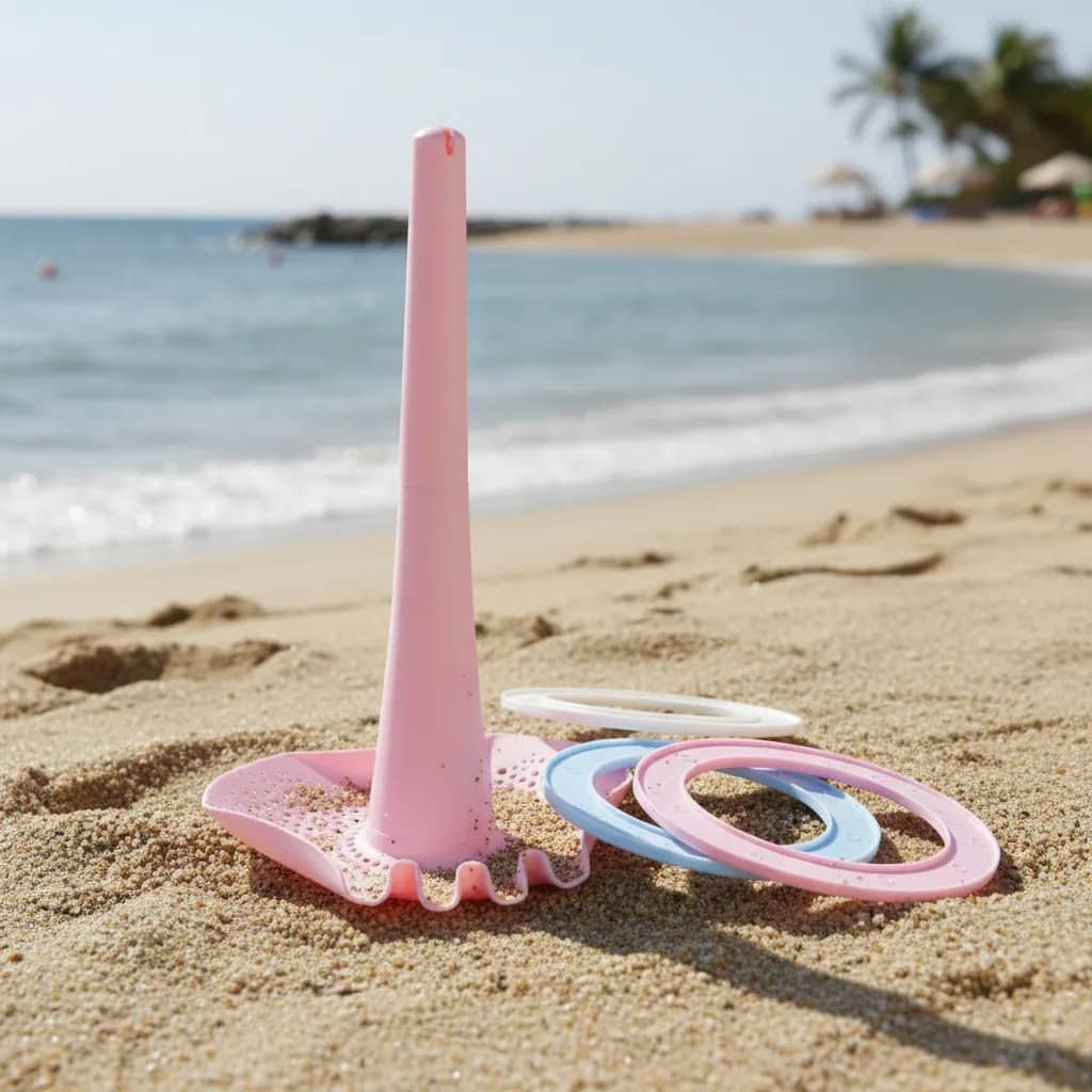 Juego de aros para playa 27 x 18 cm