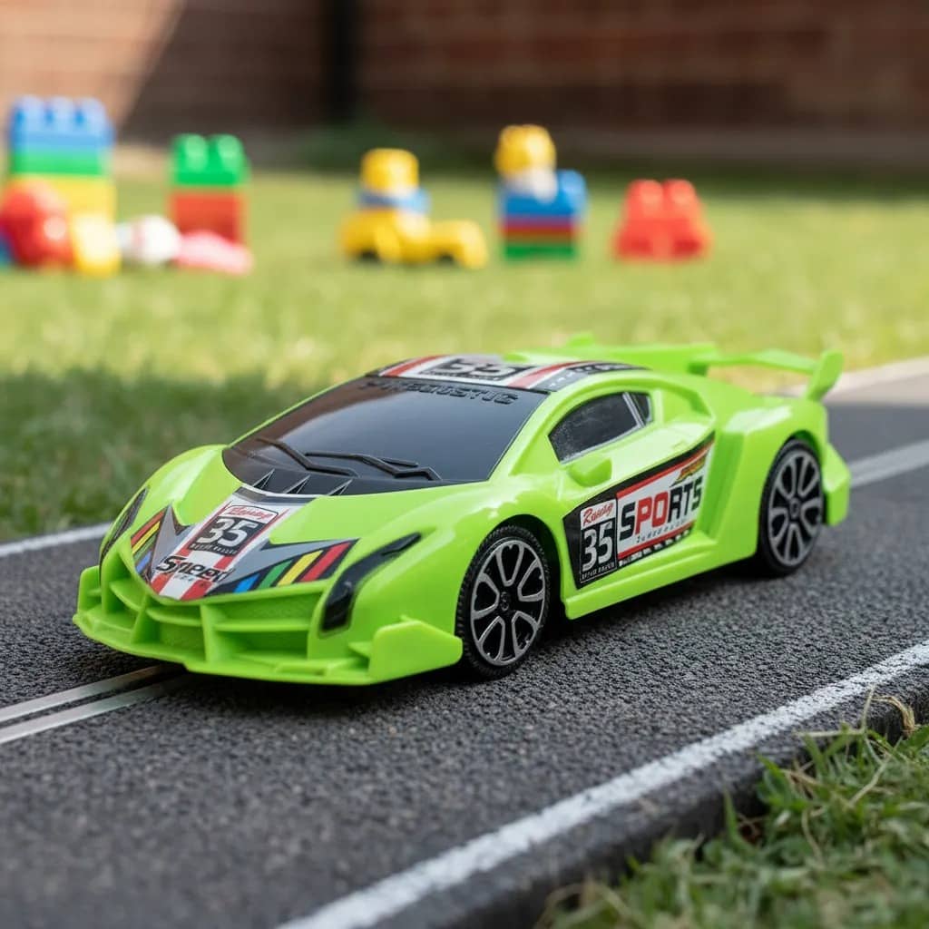 Auto Vehículo Racing De Juguete A Fricción - Imagen 3