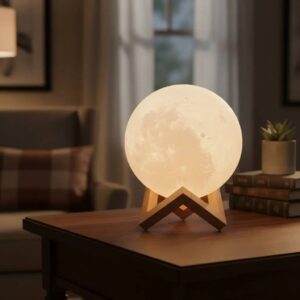 Lámpara luz de luna con base 12cm