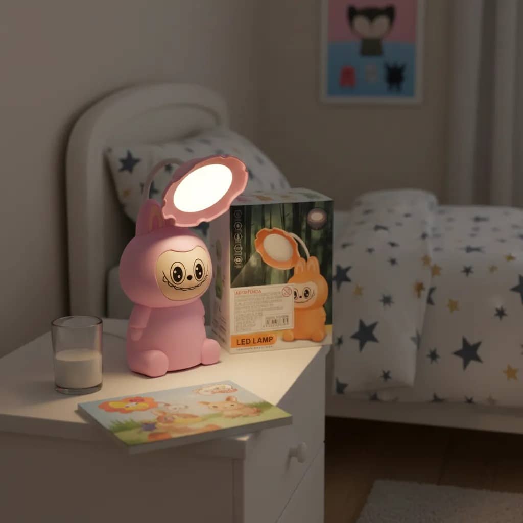 Lampara Veladora De Mesa Viral Labubu Inalambrica - Imagen 3