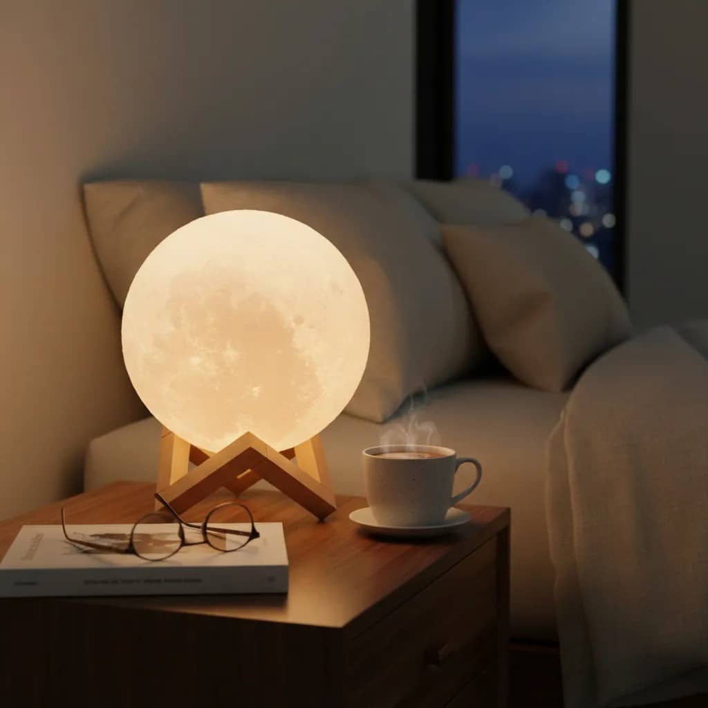 Lámpara luz de luna con base 12cm - Imagen 3