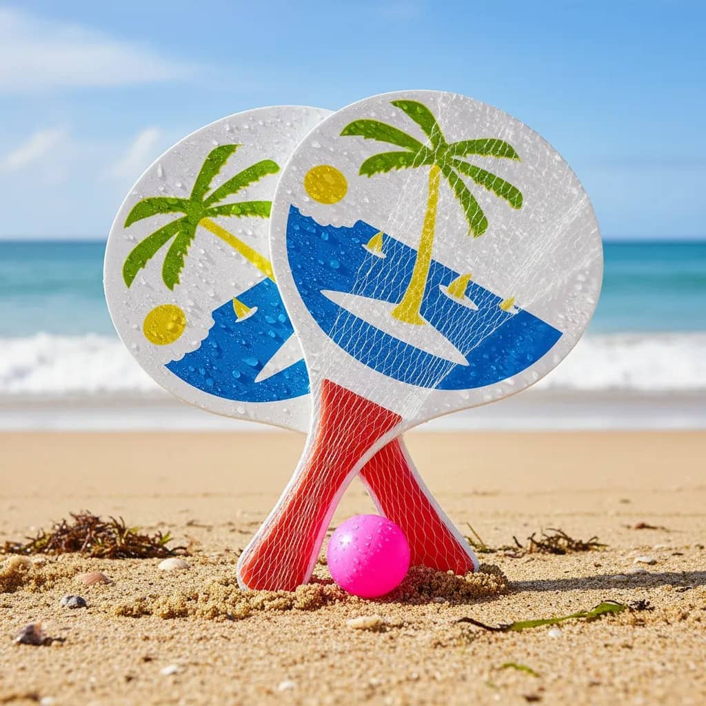 Set Paletas De Playa Con Pelota