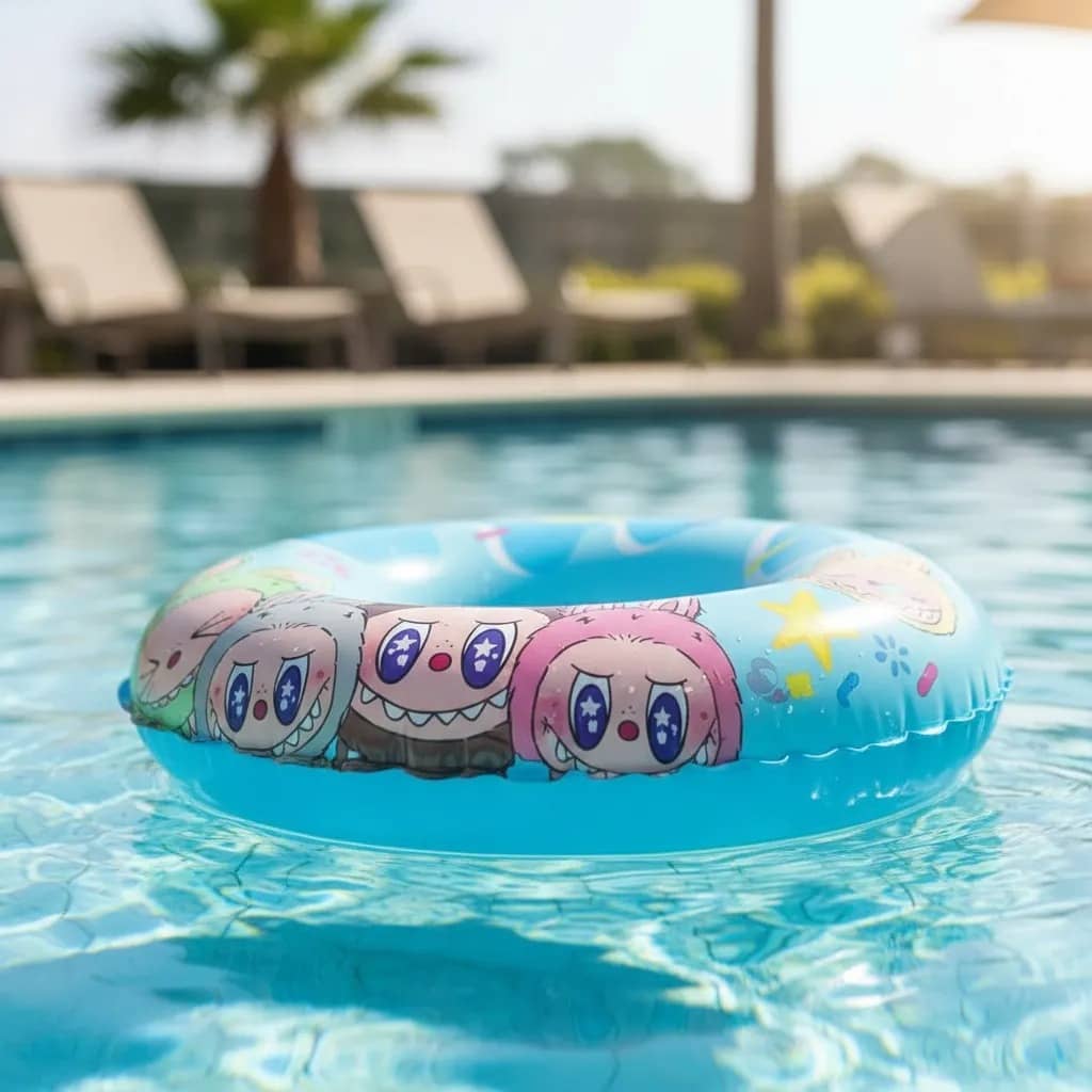 Inflable Flotador Aro Anillo de labubu 70cm - Imagen 4