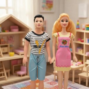 Pareja de muñecos Barbie y Ken - 28cm