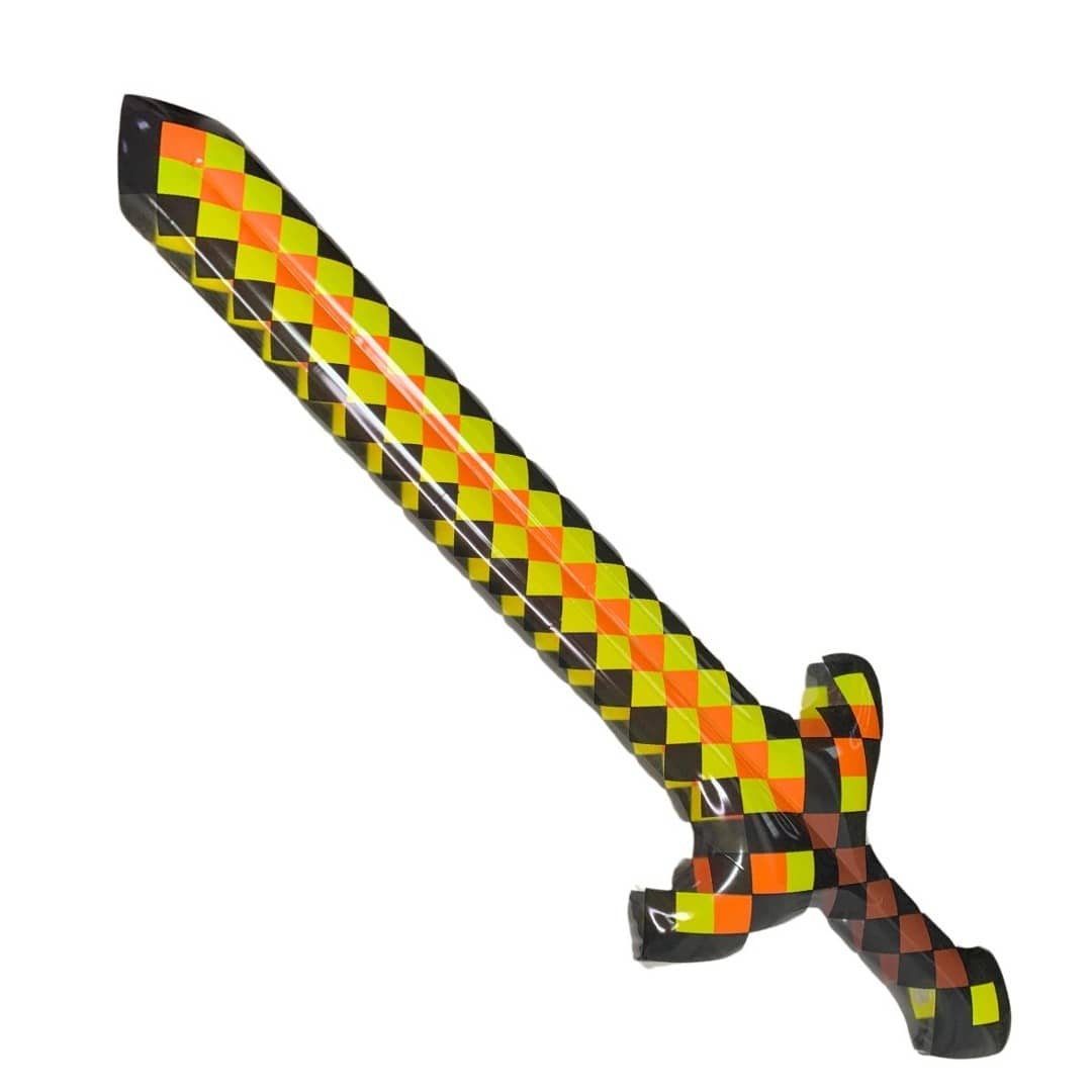 Espada Minecraft Oro Inflable De Playa - Imagen 4