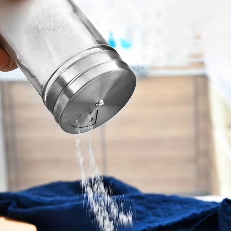 Frasco Especiero Para Condimentos De Vidrio Acero Inoxidable