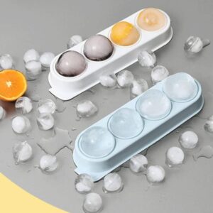 Molde hielera con forma de esferas