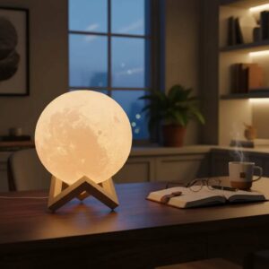Lámpara luz de luna con base 15cm