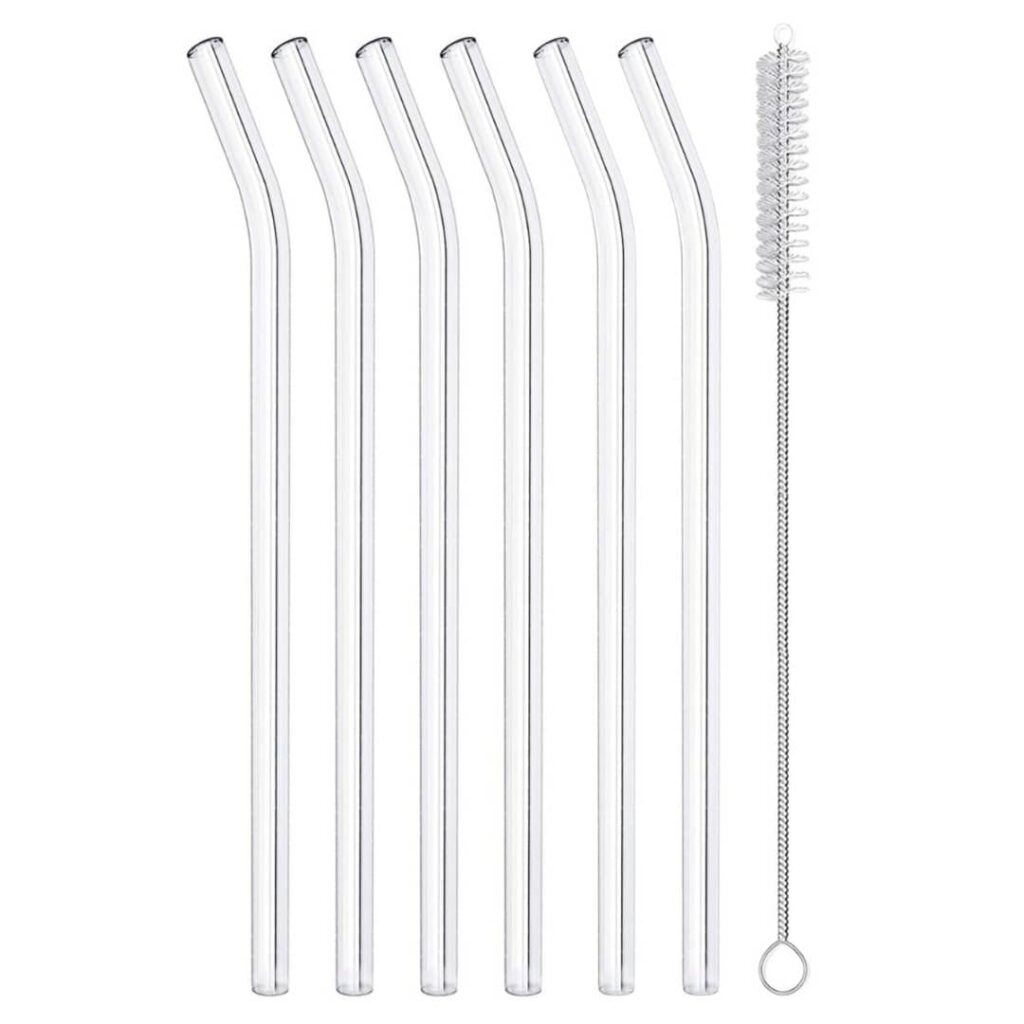 Sorbitos de vidrio x6 unidades con limpiador