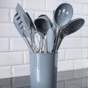 Juego de utensilios espumaderas de silicona