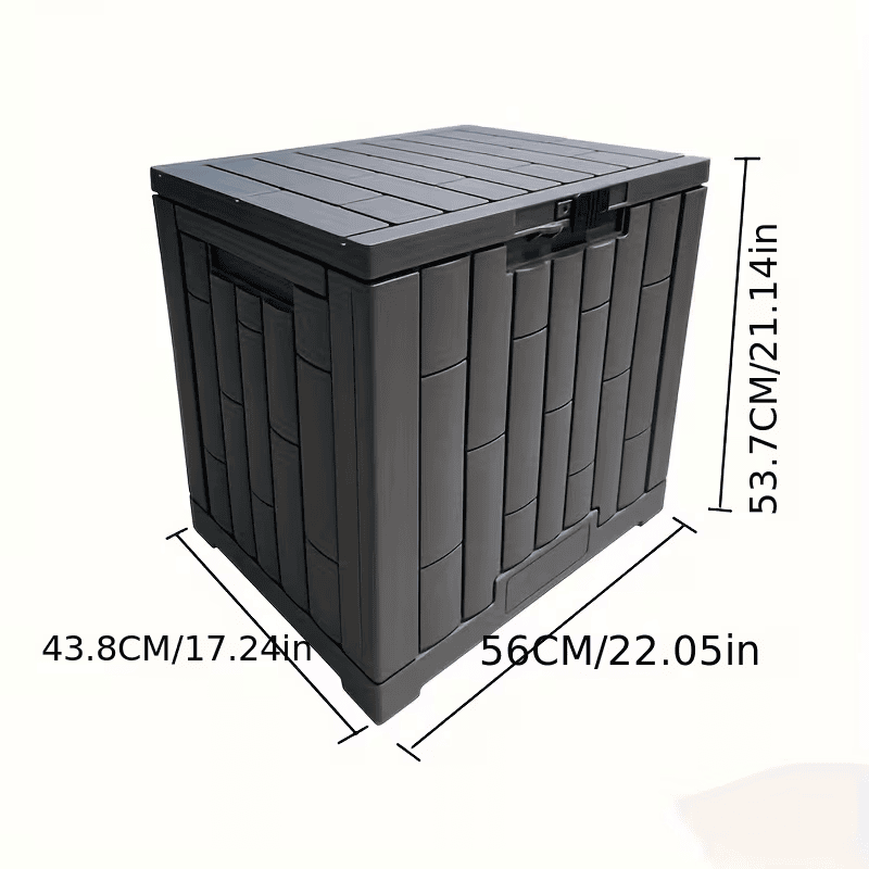 Caja baúl para exterior S - Imagen 3