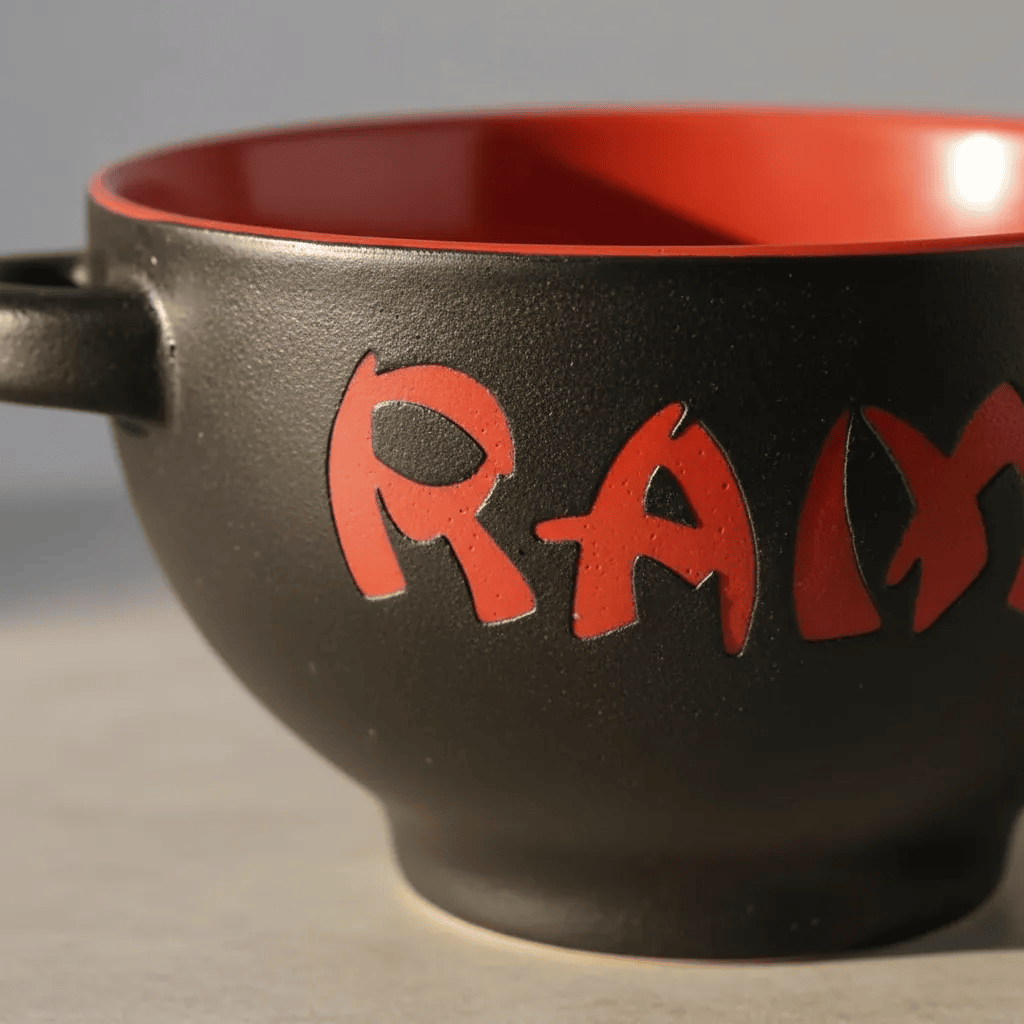 Bowl De Cerámica Con Asas Ramen - Imagen 3
