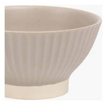 Bowl De Cerámica Acanalado Rustico - Imagen 5