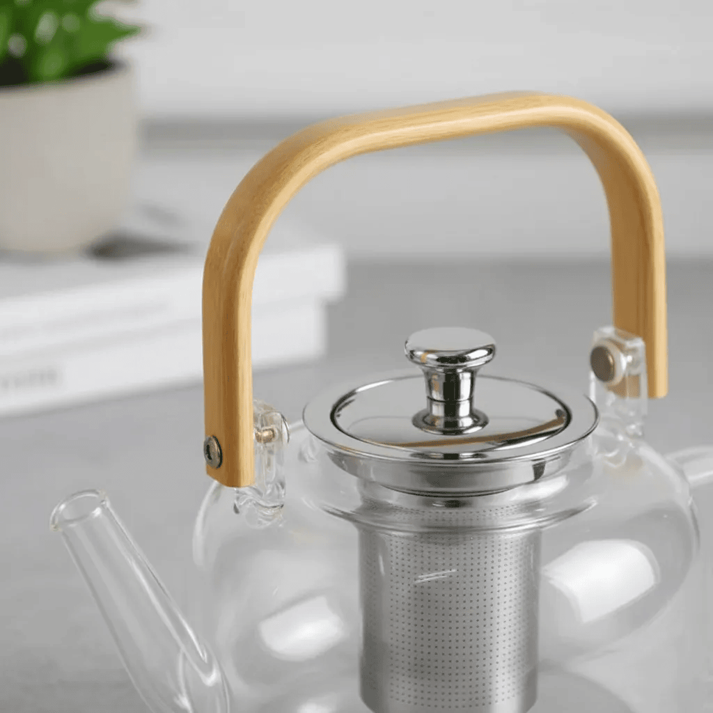Tetera de vidrio con infusor 1000ml - Imagen 2