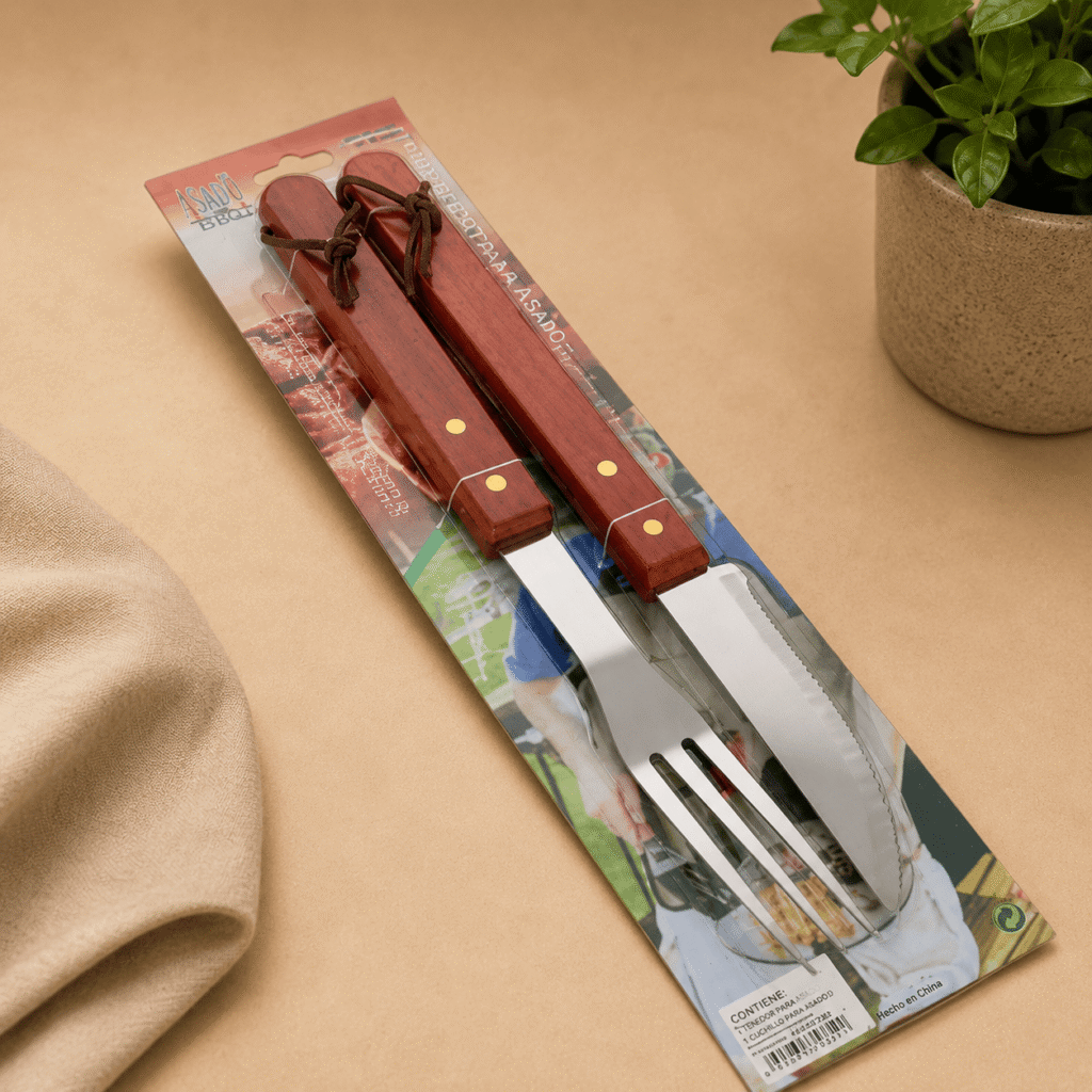 Set para asado 2 pcs 34x3cm