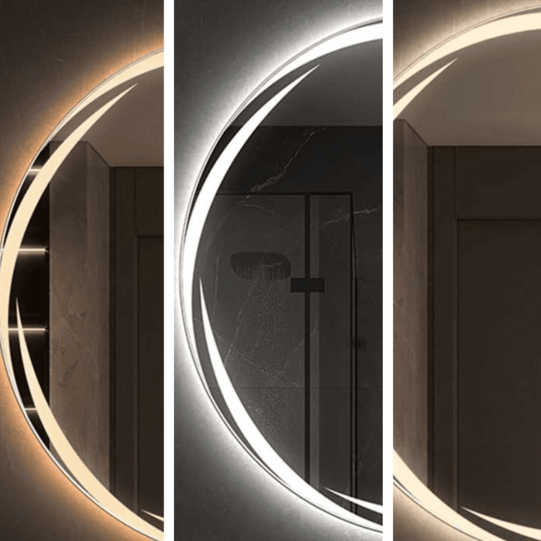 Espejo redondo con luz LED - Imagen 2