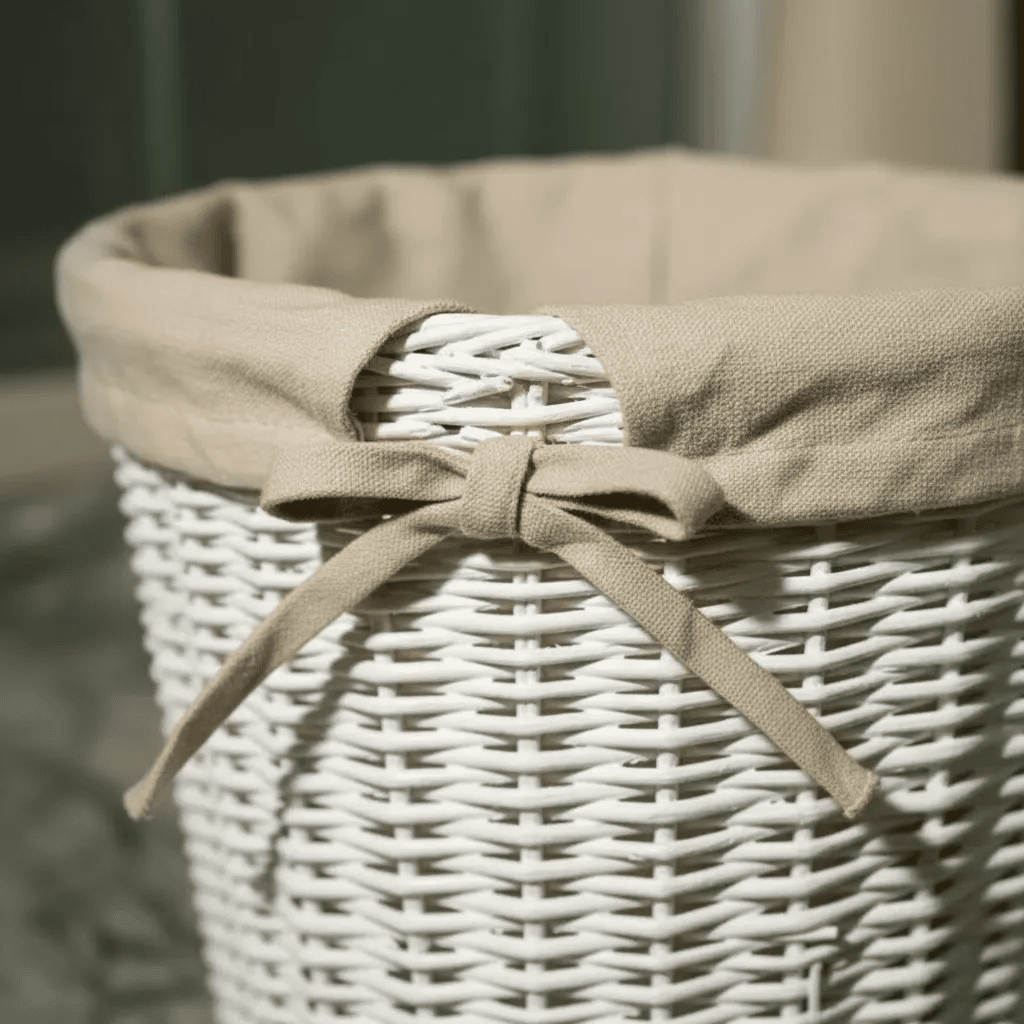 Cesta papelera con tela Boho - Imagen 3