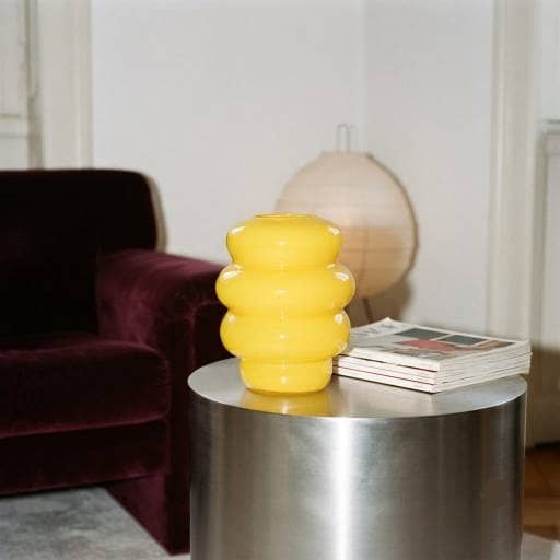 Florero De Vidrio Ondulado Ámsterdam - Imagen 5